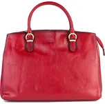 KATANA Dámská kožená kabelka Beauvis Červená