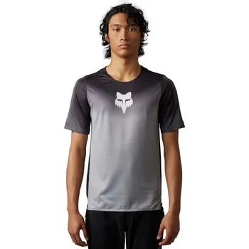 cyklistický dres Fox Flexair Ss Jersey Novah Steel Grey Velikost: L