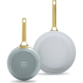 GreenPan Sada 2 nepřilnavých keramických pánví Padova 20 + 26 cm, šedomodrá CC008478-001