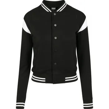 Dámská větrovka Ladies Inset College Sweat Jacket - blk/wht L