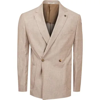 Pánský oblek FERATT Pánské oblekové sako DON VITTO II hnědé Velikost: 176/56