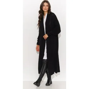 Dámská móda Kardigan Numinou NU_S91 černý Černá One size