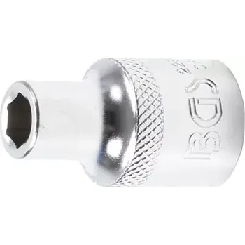 Dílna Nástrčná hlavice šestihranná 12,5 mm (1/2“) 8 mm (BGS1022908) (Nástrčná hlavice šestihranná 12,5 mm (1/2&quot;) s průměrem 8 mm je určena pro práci s ráčnou a šrouby odpovídající velikosti. Robustní konstrukce zajišťuje dlouhou životnost při běžném použív