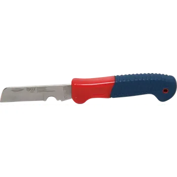 Dílna Nůž na kabely s rovnou čepelí BGS109321 (BGS109321) (rovná nerezová čepel)