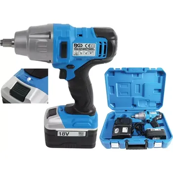 utahovák rázový 1/2", aku 18 V, 250 Nm (BGS109919) (Aku rázový utahovák 1/2&quot; BGS109919 nabízí krouticí moment 250 Nm, napájení 18 V a je vhodný pro rychlé povolování i utahování šroubů. Kompaktní konstrukce usnadňuje manipulaci v dílně i na cestách.)