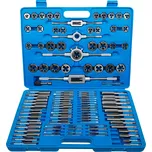 Závitníky a závitová očka metrické/palcové rozměry BGS100900 Sada 110 dílů (BGS100900) (metrické - jemné a standardní stoupání, palcové - jemné, hrubé stoupání a stálá rozteč)