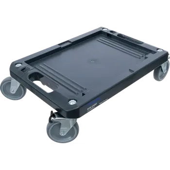Pojízdný podstavec pro systémový kufr | pro BGS Sy (BGS106836) (Pojízdný podstavec pro systémový kufr BGS Sy (BGS106836) usnadňuje přepravu nářadí díky robustním kolečkům a stabilní konstrukci, která zvládne i větší zatížení. Kompatibilita se systémovými 