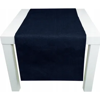 ubrus VÁNOČNÍ BĚHOUN NA STŮL JUTOVÝ 40x245 cm TMAVĚ MODRÝ 320g EKO