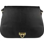 HEXAGONA Dámská kožená kabelka crossbody Lormont Černá