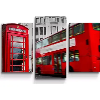 Obraz Sablio Obraz - 3-dílný Londýn 2 - 75x50 cm