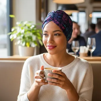 Ebbie Bavlněný turban-style - COPÁNKY Velikost: 54