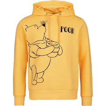 Pánská mikina Mikina s kapucí Disney z Medvídek Pu - Pooh - Honey - Muži - žlutá
