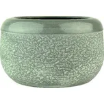 Obal na květináč keramický LAMEGO, pr.29x26cm, šedá|SHINY GREY|Ego Dekor