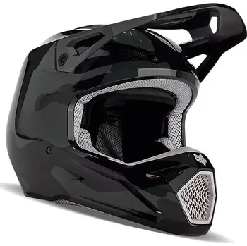Helma na motorku Fox V1 BNKR Helmet Black Velikost helmy: 57-58