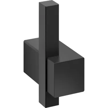 Držák na ručník Háček na ručník CARVO 6 cm, černá, nerezová ocel, Zack - doprava zdarma od 2999 Kč