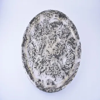 Květináč Podmiska/tác dekorativní BARREIRO, pr.40x4cm, zlatá|DIRTY GOLD|Ego Dekor