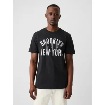 Pánské tričko GAP Pánské Tričko s logem Gap Černá M (2348711)