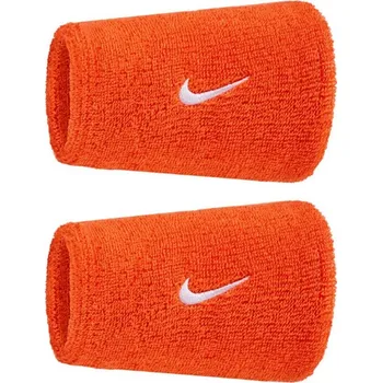 Potítko Potítko Nike Swoosh Double-Wide 2P - team orange/white Oranžový