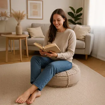 Polštář VK Sedací polštář 496297 šedá 70 cm