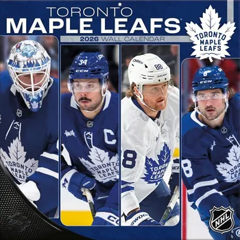 Kalendář JF Turner Kalendář Toronto Maple Leafs NHL 2026 Wall Calendar