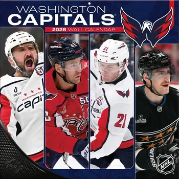 Kalendář JF Turner Kalendář Washington Capitals NHL 2026 Wall Calendar