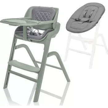 Jídelní židlička Zopa Set židlička Inspira + novorozenecký set Pistacio Green