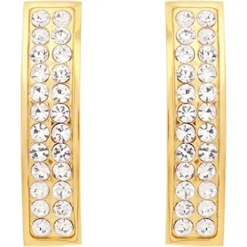 Šperk Oliver Weber Třpytivé pozlacené náušnice s krystaly Brava Lumiere 23227G + 2 měsíce na vrácení zboží