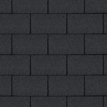 Střešní krytina Shinglas Rock Trio Rectangular 1 m² černá