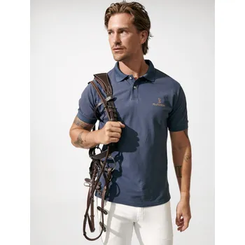 Pánské tričko PS of Sweden Triko polo Lucas PS of Sweden, pánské, storm blue M