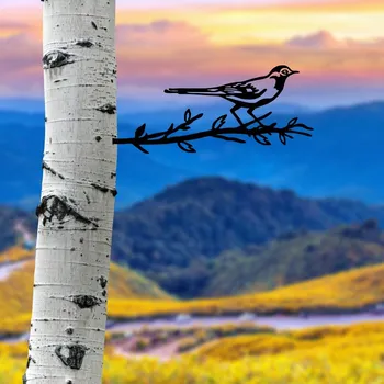 Zahradní dekorace Zahradní dekorace Bird On The Branch 05 - Black