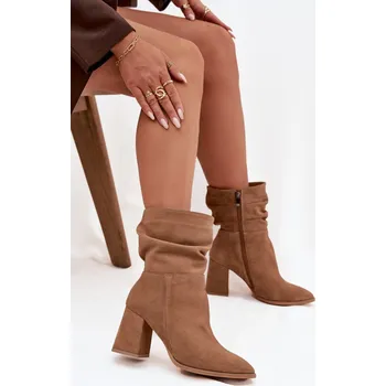 Dámská zimní obuv Boty na podpatku model 220195 Step in style 35