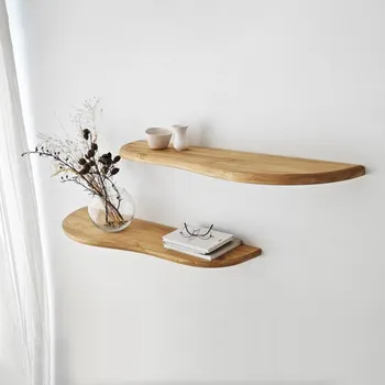 police Nástěnná police Wavy 2 - Oak