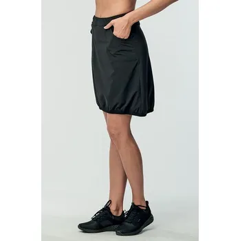 Dámská sukně Funkční volnější černá dámská sukně s kapsami 166 sil velikost S