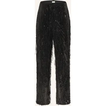 Dámské kalhoty Milano Italy Dámské Kalhoty S Flitry, 099 black, 40