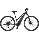 Krosové elektrokolo AUTHOR Essence 2025 - šedá/zlatá/černá Velikost rámu kol US: 19"(US:L)