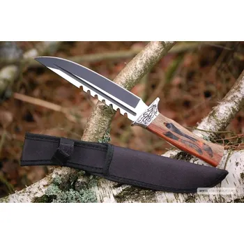 Pracovní nůž KANDAR Nůž lovecký Bowie s pouzdrem Kandar® N-214