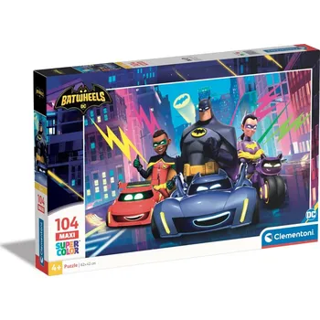 Puzzle Batman Clementoni - Puzzle 104 maxi Batwheels
