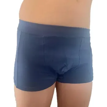 Pánské spodní prádlo Chlapecké modalové boxerky Ronny - 122-128 / tmavě modrá