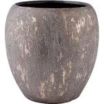 Obal na květináč keramický TAVIRA, pr.29x26cm, zlatá|RUSTIC GOLD|Ego Dekor