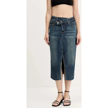 Dámská sukně Džínová sukně Desigual TWISTED 25WWFD03 námořnická modř 59X, vel. S