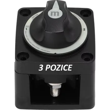 vypínač Bateriový propojovač 300A - 3 pozice (1, 2, OFF)