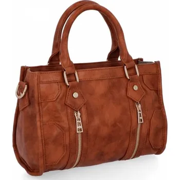 Dámská taška ve vintage stylu od firmy Herisson 16B6047 Hnědá