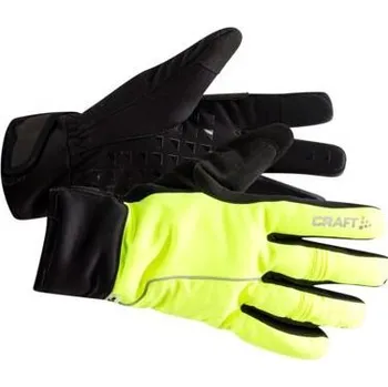 Cyklistické rukavice Cyklorukavice CRAFT iberian 2.0 žlutá Velikost rukavic: 7