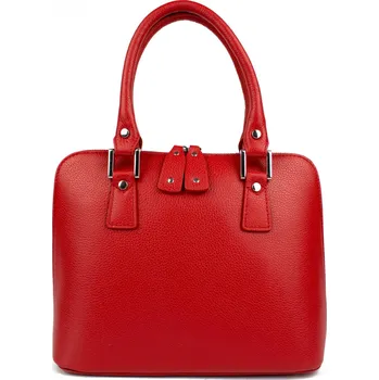 Kabelka GIOSTRA Dámská kožená kabelka Arianna Medium Červená
