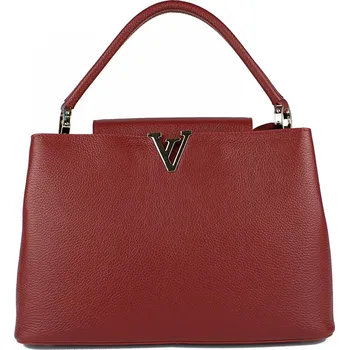 Kabelka GIOSTRA Paola Bordeaux Červená