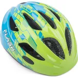 AUTHOR Flash LED Inmold - 161 zelená/modrá Velikost helmy: 47-51