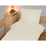 Povlečení francouzské bavlna UNI 200x200,70x90 smetanové