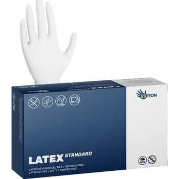 Pracovní rukavice Latexové rukavice LATEX STANDARD 100 ks, velikost S