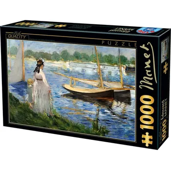 Puzzle Puzzle D‐TOYS Břehy Seiny v Argenteuil, 1000 dílků + k objednávce puzzle zdarma
