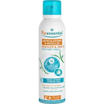 Masážní přípravek PURESSENTIEL Chladící sprej na svaly a klouby150ml